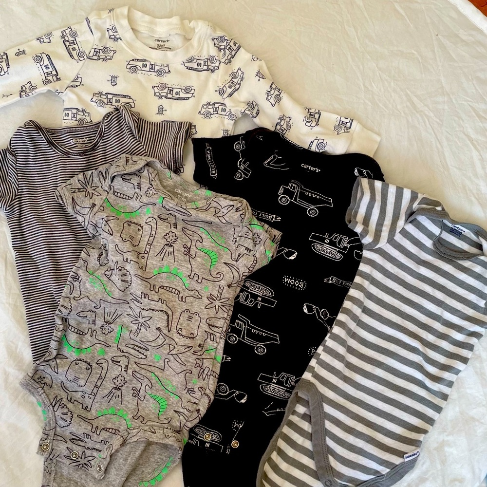 Carters 12 month onesies